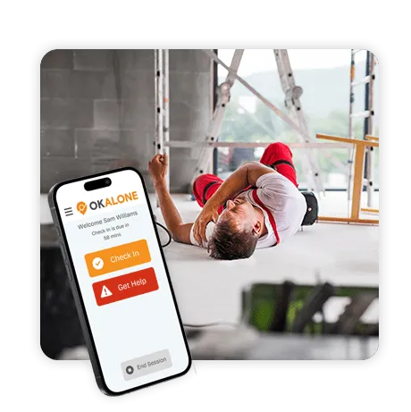 Man down alarms alert supervisors when lone workers become unresponsive. Man down app