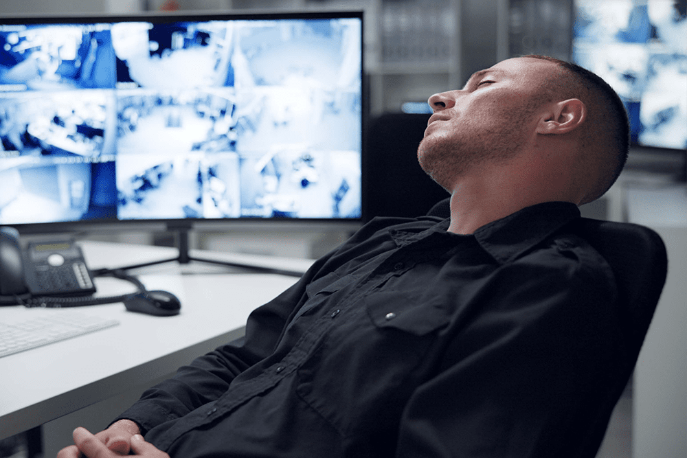 Security Guards Sleeping on the Job?