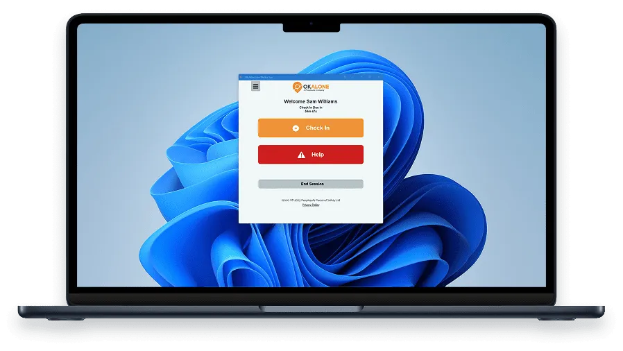 OK Alone Desktop App