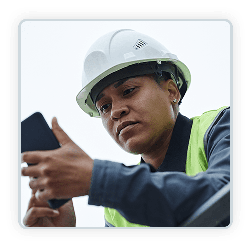 Remote employee using OK Alone for worker safety