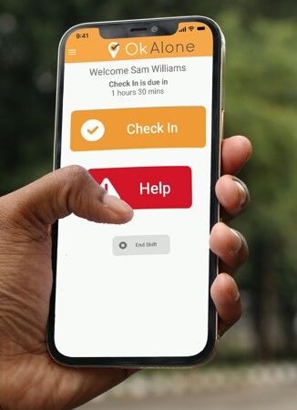 all in one lone worker monitoring system