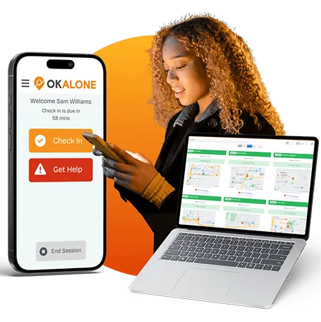 OK Alone App and Dashboard