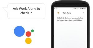 Check in when lone working with the Google Assistant and Ok Alone