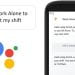 Set your worker ID and start a shift when lone working with the Google Assistant and Ok Alone