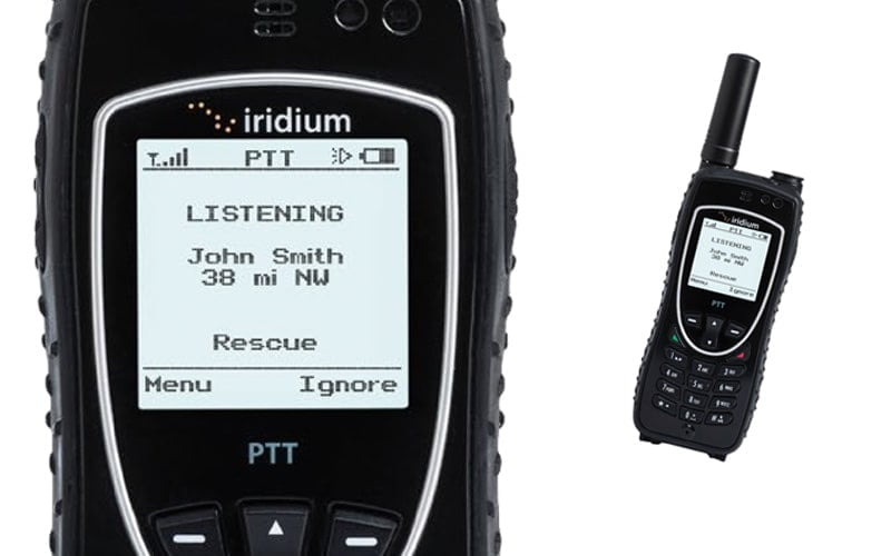 The Iridium Extreme PTT Satellite Phone works with Ok Alone for your lone workers