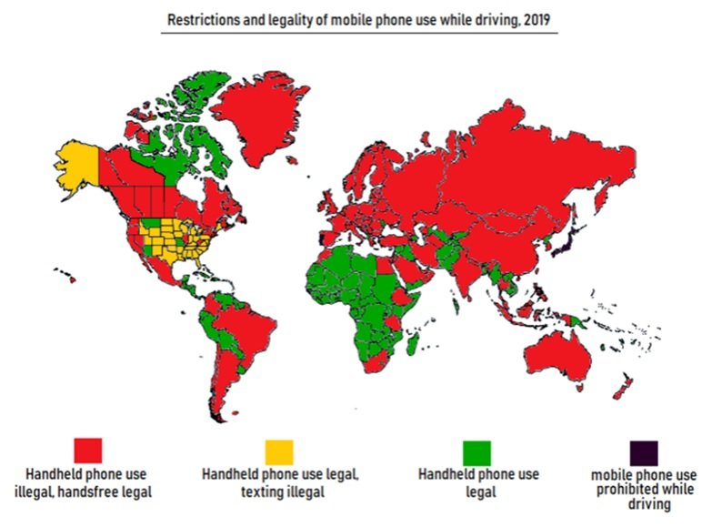 International driving laws affecting lone workers