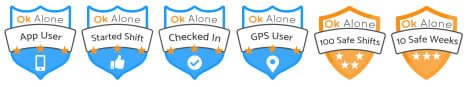 Lone worker safety badges