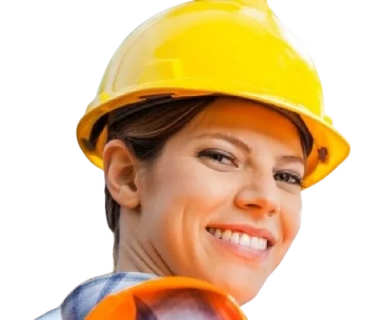 women smiling as she has a lone worker safety solution