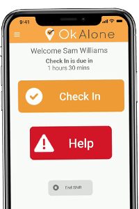 Try our Lone Worker App & Work Alone Safety Monitoring - Ok Alone