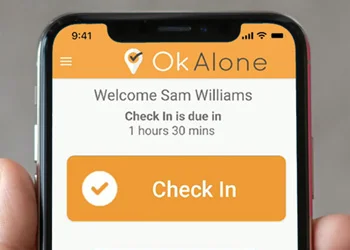 about ok alone check in