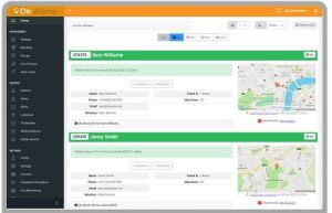 lone worker system dashboard