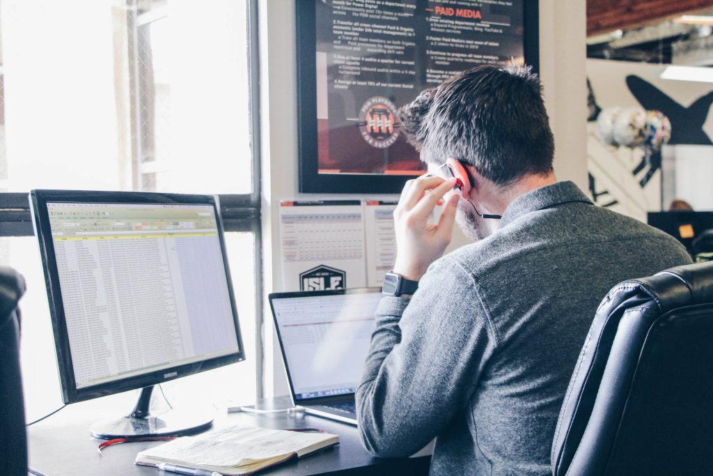 Employee alone in office after hours