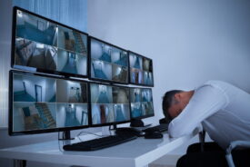 secuirty guard sleeping - needs lone worker app
