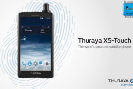 The Thuraya X-5 Touch Satellite Phone works with Ok Alone for your lone workers
