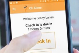 Check in with the Lone Worker App