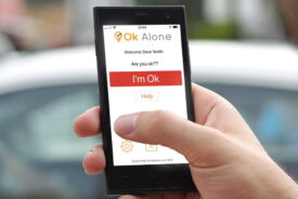 Request help with the ok alone lone worker app